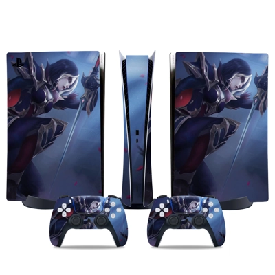 Fantasy Girl decal skin for PS5 Digital Console and two Co.. Fantasy Girl decal skin for PS5 Digital Console and two Co..