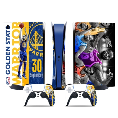 Golden State decal skin for PS5 Digital Console and two Controllers