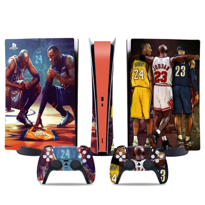 Kobe Bryant decal skin for PS5 Digital Console and two Con.. Kobe Bryant decal skin for PS5 Digital Console and two Con..