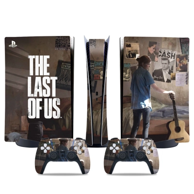 The Last of us decal skin for PS5 Digital Console and two .. The Last of us decal skin for PS5 Digital Console and two ..