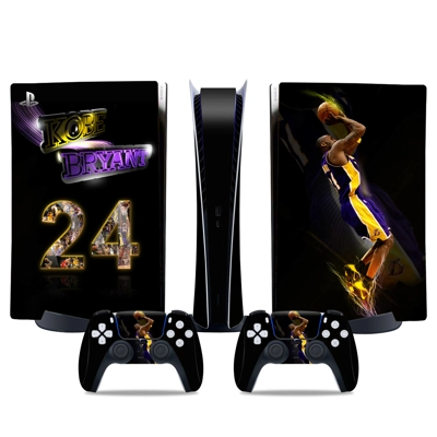 Kobe Bryant decal skin for PS5 Digital Console and two Controllers