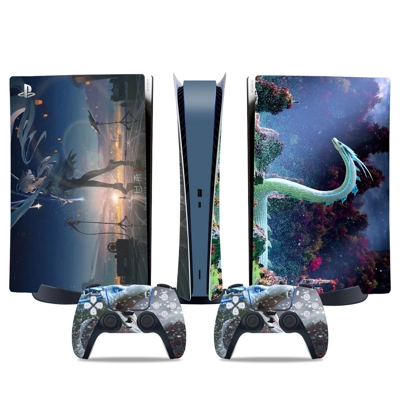 Genshin Impact decal skin for PS5 Digital Console and two .. Genshin Impact decal skin for PS5 Digital Console and two ..