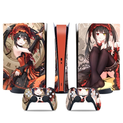 Demons Slayer decal skin for PS5 Digital Console and two C.. Demons Slayer decal skin for PS5 Digital Console and two C..
