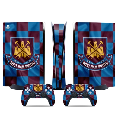 West Ham United decal skin for PS5 Digital Console and two.. West Ham United decal skin for PS5 Digital Console and two..