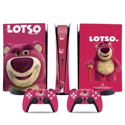 Lotso decal skin for PS5 Digital Console and two Controllers Lotso decal skin for PS5 Digital Console and two Controllers