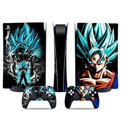 Dragon Ball decal skin for PS5 Digital Console and two Con.. Dragon Ball decal skin for PS5 Digital Console and two Con..