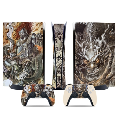 Samurai Wallpaper decal skin for PS5 Digital Console and t.. Samurai Wallpaper decal skin for PS5 Digital Console and t..