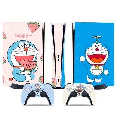 Doraemon decal skin for PS5 Digital Console and two Contro.. Doraemon decal skin for PS5 Digital Console and two Contro..