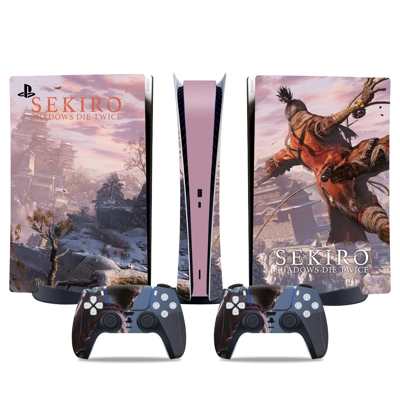 Sekiro Shadow Die Twice decal skin for PS5 Digital Console.. Sekiro Shadow Die Twice decal skin for PS5 Digital Console..