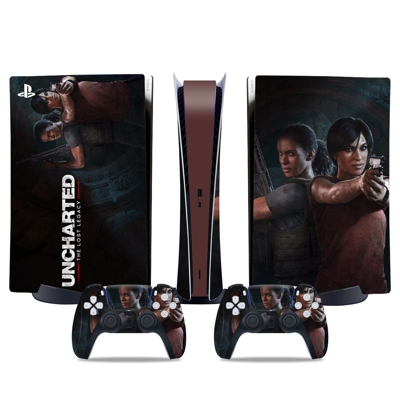 Uncharted decal skin for PS5 Digital Console and two Contr.. Uncharted decal skin for PS5 Digital Console and two Contr..