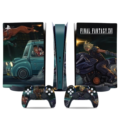 Final Fantasy 16 decal skin for PS5 Digital Console and tw.. Final Fantasy 16 decal skin for PS5 Digital Console and tw..