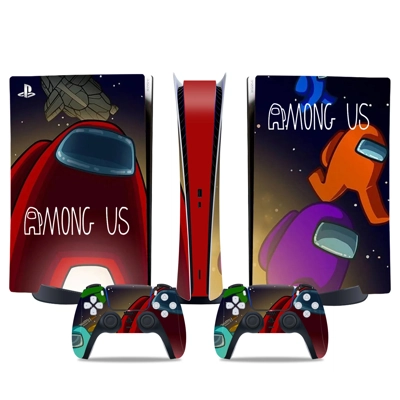Among us decal skin for PS5 Digital Console and two Contro.. Among us decal skin for PS5 Digital Console and two Contro..