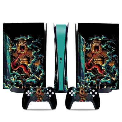 Super Mario decal skin for PS5 Digital Console and two Con.. Super Mario decal skin for PS5 Digital Console and two Con..