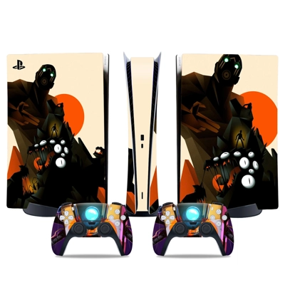 Borderlands 3 decal skin for PS5 Digital Console and two Controllers