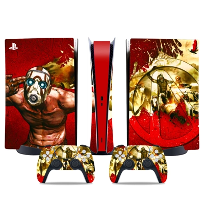 Borderlands 3 decal skin for PS5 Digital Console and two C.. Borderlands 3 decal skin for PS5 Digital Console and two C..