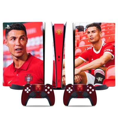 Cristiano Ronaldo decal skin for PS5 Digital Console and t.. Cristiano Ronaldo decal skin for PS5 Digital Console and t..