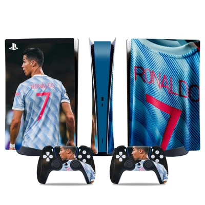 Cristiano Ronaldo decal skin for PS5 Digital Console and t.. Cristiano Ronaldo decal skin for PS5 Digital Console and t..