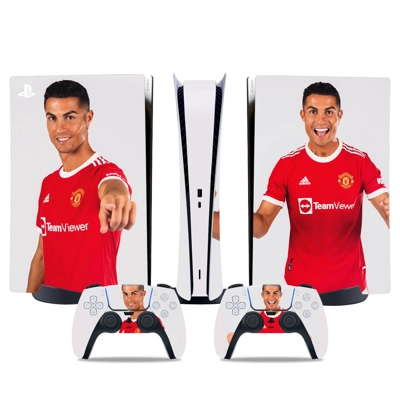 Cristiano Ronaldo decal skin for PS5 Digital Console and t.. Cristiano Ronaldo decal skin for PS5 Digital Console and t..