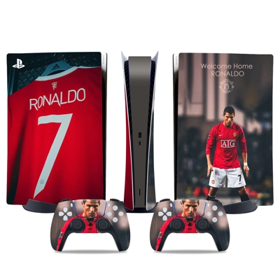 Cristiano Ronaldo decal skin for PS5 Digital Console and t.. Cristiano Ronaldo decal skin for PS5 Digital Console and t..