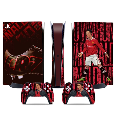 Cristiano Ronaldo decal skin for PS5 Digital Console and t.. Cristiano Ronaldo decal skin for PS5 Digital Console and t..