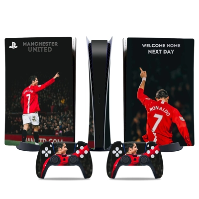 Cristiano Ronaldo decal skin for PS5 Digital Console and t.. Cristiano Ronaldo decal skin for PS5 Digital Console and t..