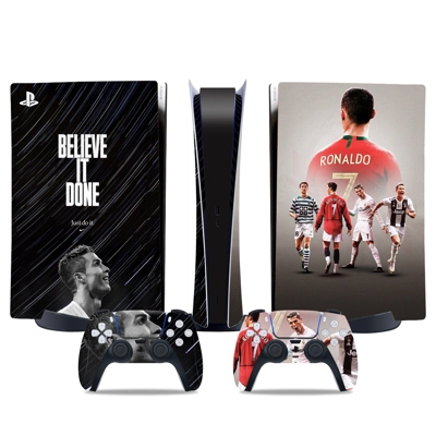 Cristiano Ronaldo decal skin for PS5 Digital Console and t.. Cristiano Ronaldo decal skin for PS5 Digital Console and t..