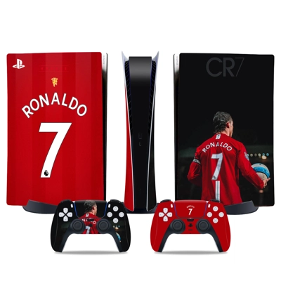 Cristiano Ronaldo decal skin for PS5 Digital Console and t.. Cristiano Ronaldo decal skin for PS5 Digital Console and t..