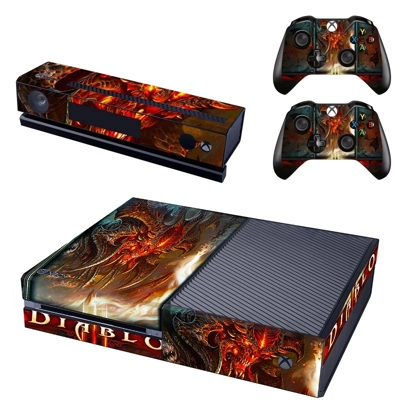 Diablo decal skin for Xbox one Console and 2 Controllers Diablo decal skin for Xbox one Console and 2 Controllers