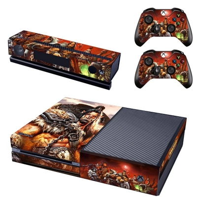 World of Warcraft decal skin for Xbox one Console and 2 Controllers