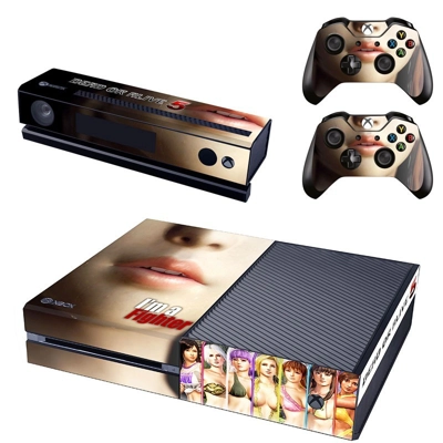 Dead or Alive 5 I'm a Fighter decal skin for Xbox one Console and 2 Controllers