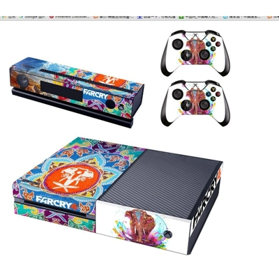Farcry decal skin for Xbox one Console and 2 Controllers Farcry decal skin for Xbox one Console and 2 Controllers