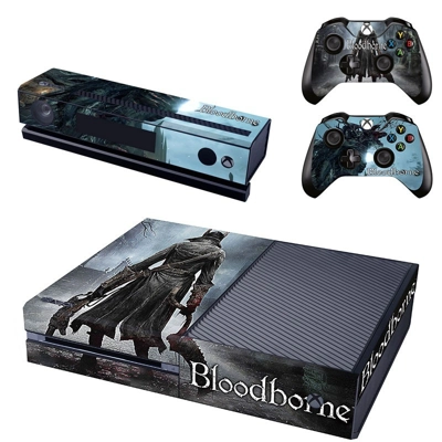 Bloodborne decal skin for Xbox one Console and 2 Controllers