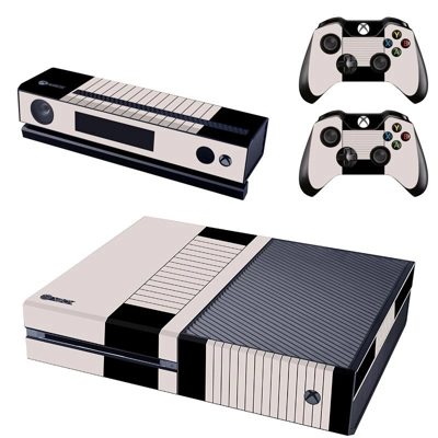 White decal skin for Xbox one Console and 2 Controllers White decal skin for Xbox one Console and 2 Controllers