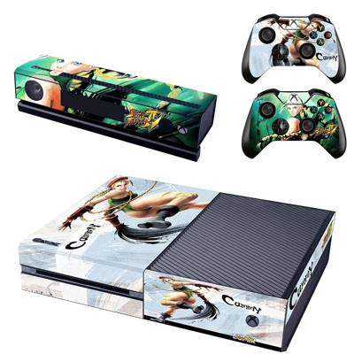 Street Fighter 4 Karin decal skin for Xbox one Console and 2 Controllers