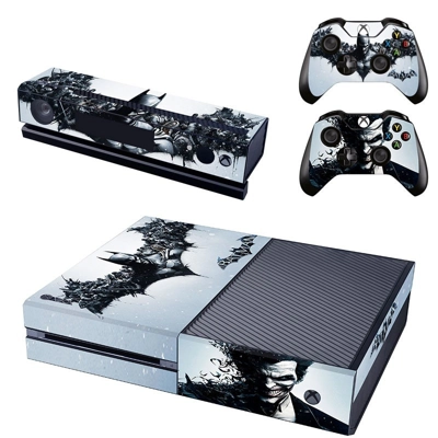 Batman decal skin for Xbox one Console and 2 Controllers Batman decal skin for Xbox one Console and 2 Controllers