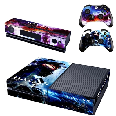 Halo 5 decal skin for Xbox one Console and 2 Controllers Halo 5 decal skin for Xbox one Console and 2 Controllers
