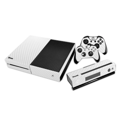 White decal skin for Xbox one Console and 2 Controllers White decal skin for Xbox one Console and 2 Controllers