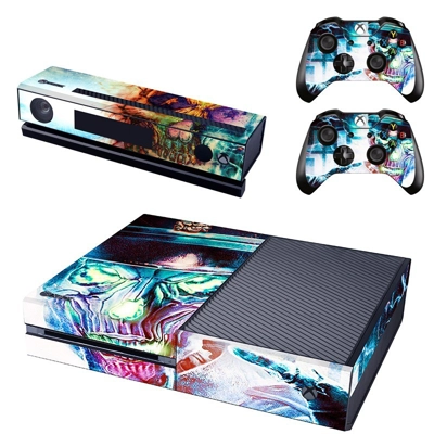 Devil skull decal skin for Xbox one Console and 2 Controll.. Devil skull decal skin for Xbox one Console and 2 Controll..