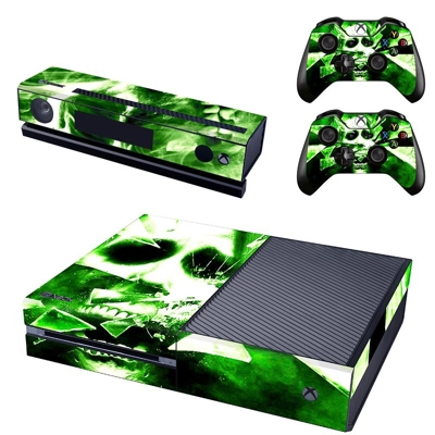 Broken skull decal skin for Xbox one Console and 2 Control.. Broken skull decal skin for Xbox one Console and 2 Control..