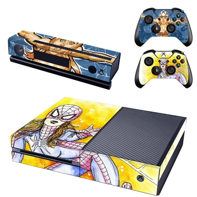 Spider Woman decal skin for Xbox one Console and 2 Control.. Spider Woman decal skin for Xbox one Console and 2 Control..