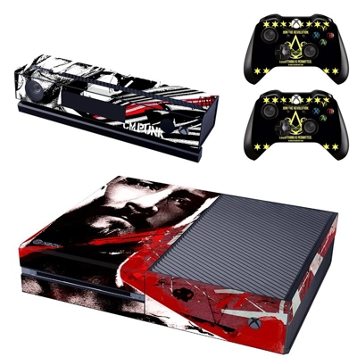 CM Punk decal skin for Xbox one Console and 2 Controllers CM Punk decal skin for Xbox one Console and 2 Controllers