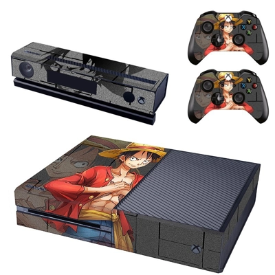 One Piece decal skin for Xbox one Console and 2 Controllers One Piece decal skin for Xbox one Console and 2 Controllers