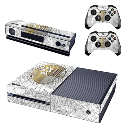Traingle Clipart decal skin for Xbox one Console and 2 Controllers