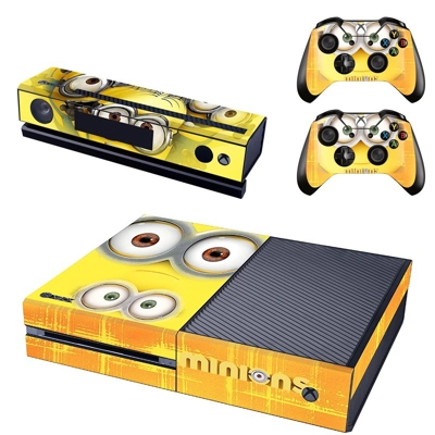 Minions decal skin for Xbox one Console and 2 Controllers