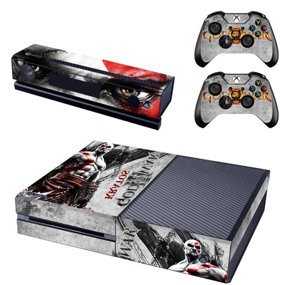 God of war decal skin for Xbox one Console and 2 Controllers God of war decal skin for Xbox one Console and 2 Controllers