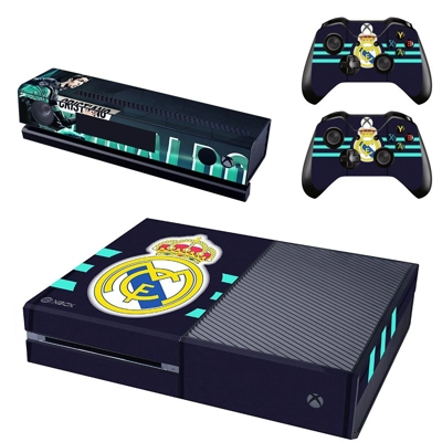 FCB Cristiano decal skin for Xbox one Console and 2 Controllers