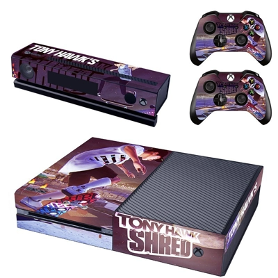Tony Hawk Shred decal skin for Xbox one Console and 2 Cont.. Tony Hawk Shred decal skin for Xbox one Console and 2 Cont..