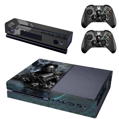 Halo 5 decal skin for Xbox one Console and 2 Controllers