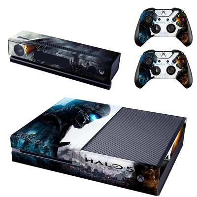 Halo 5 decal skin for Xbox one Console and 2 Controllers Halo 5 decal skin for Xbox one Console and 2 Controllers