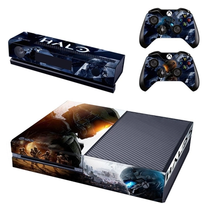 Halo 5 decal skin for Xbox one Console and 2 Controllers Halo 5 decal skin for Xbox one Console and 2 Controllers